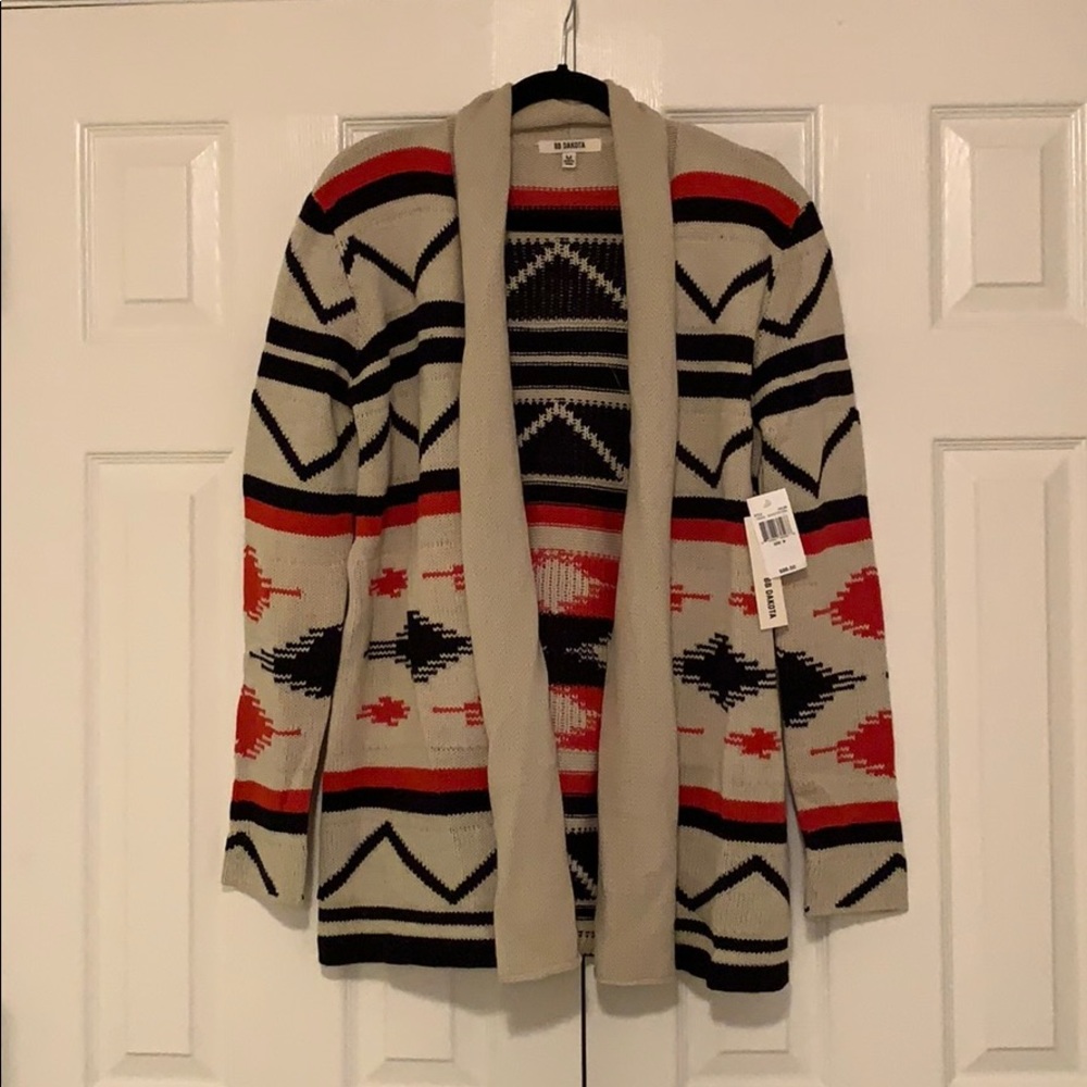 MWT BB Dakota southwestern long sweater/coat👀